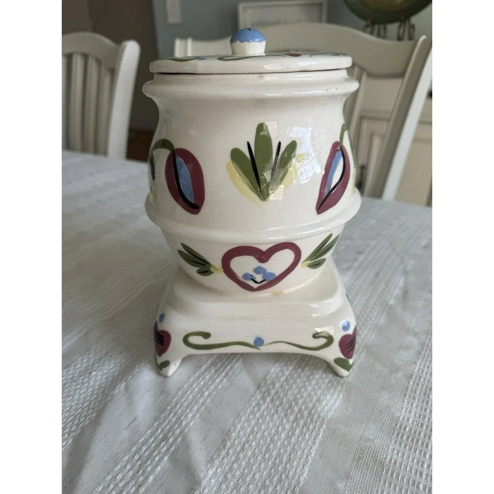 Vintage‎ California Cleminsons Pot Belly Stove Cookie Jar
